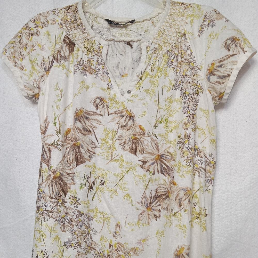 Zara Woman Linen Dress Size M